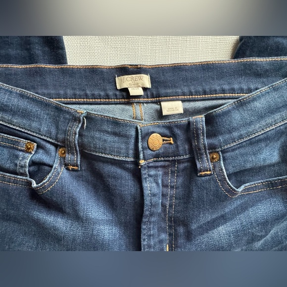 J. Crew Stretch Dark Wash Blue Skinny Jeans Size 28" Waist 26 Inseam Style E7293 - Picture 2 of 9